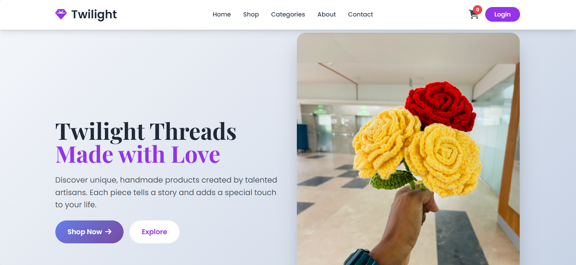 Twilight Thread E-Commerce Website